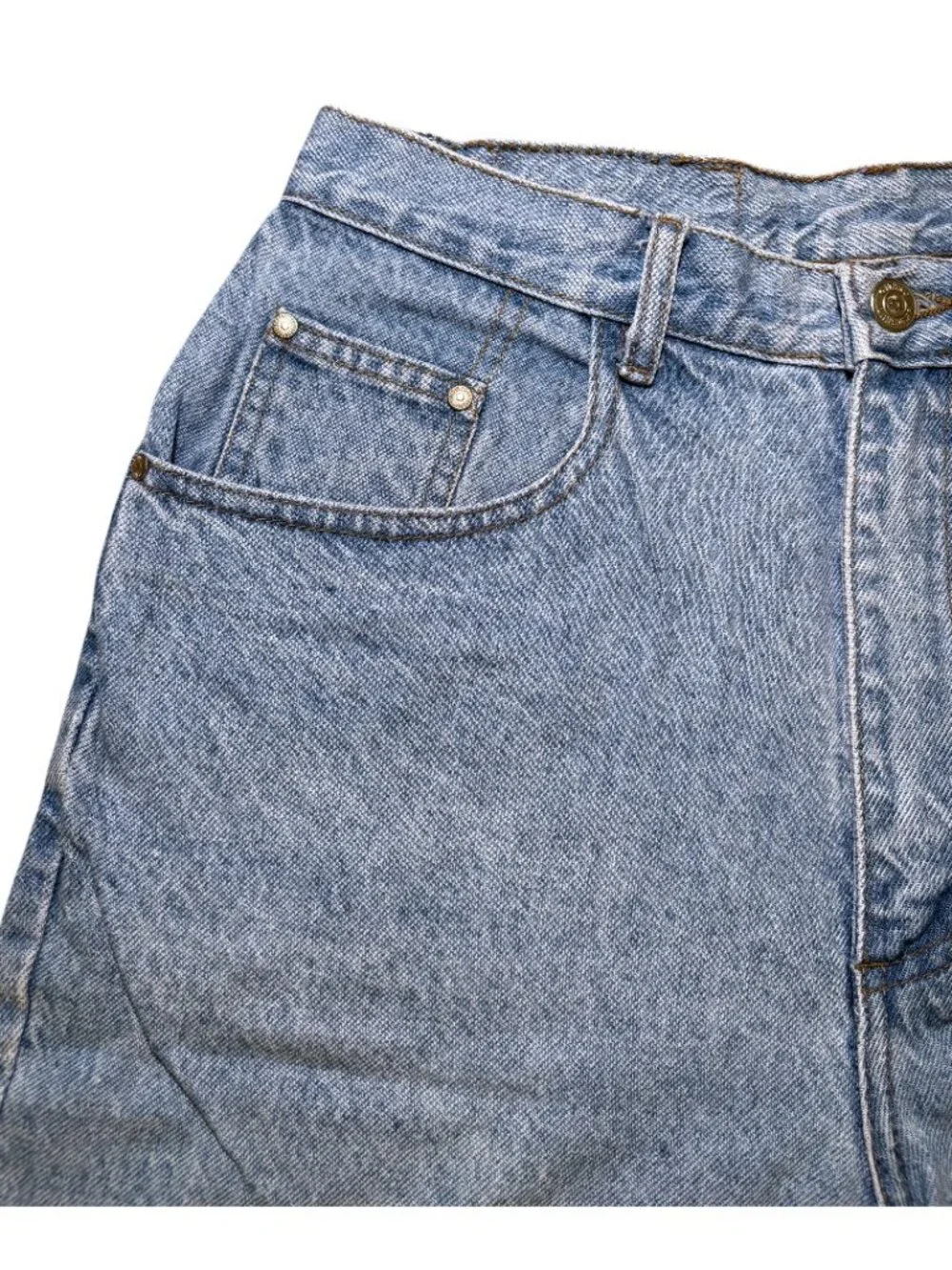 Vintage 80s 90s Gitano High Rise Denim Jean Mom Shorts 6
